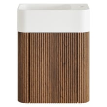 Nomad 460mm Walnut Wall Hung Single Vanity